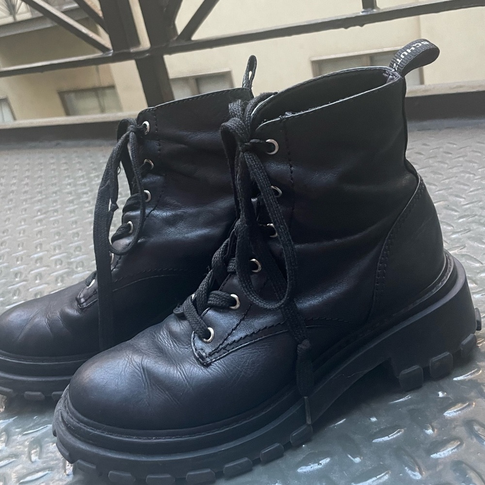 Black boots